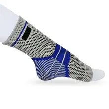 1 шт. оборудование нейлоновый Силиконовый эластичный Фиксатор для поддержки лодыжки, фиксатор для защиты лодыжки, баскетбольный футбольный ремешок, спортивный бандаж