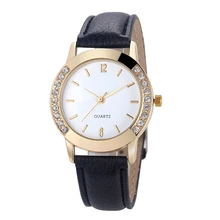 Relojes Mujer Women Diamond Analog Leather Quartz Wrist Watch Watches,business,Classic,simple,Girl,round,luxury Dress Clock M5