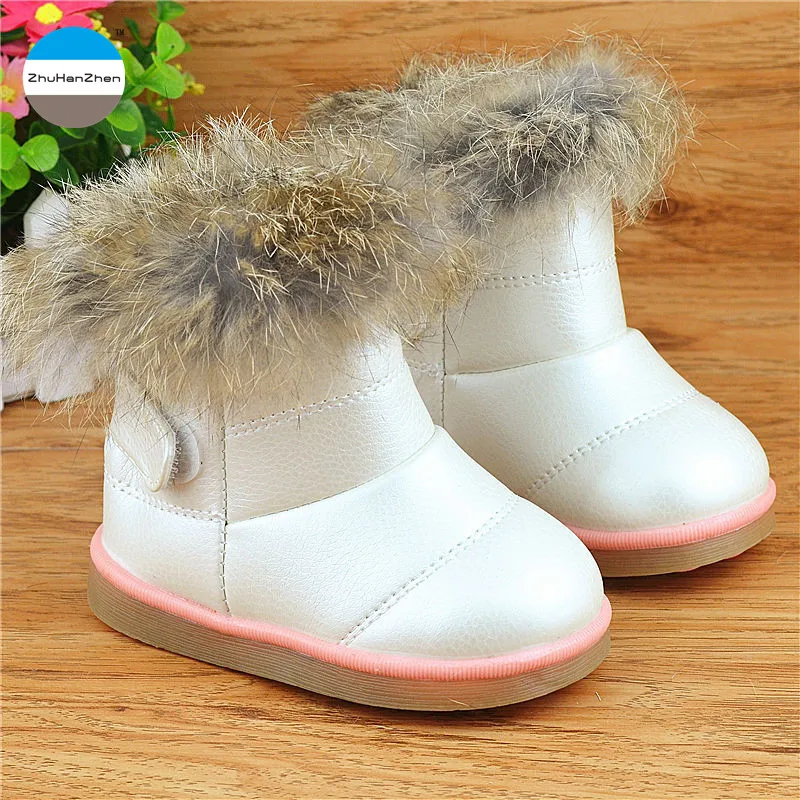 2016 2 to 8 years old winter baby girl shoes keep warm kids boots baby boots size 5
