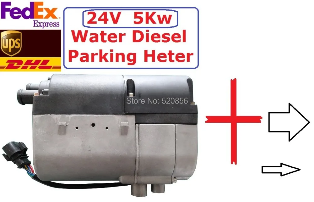 

5kw 24V Water Diesel Parking Heater +(GSM REMOTE CONTROLLER+GIFT) Similar With Webasto Parking Heater Auto Liquid Free Shipping
