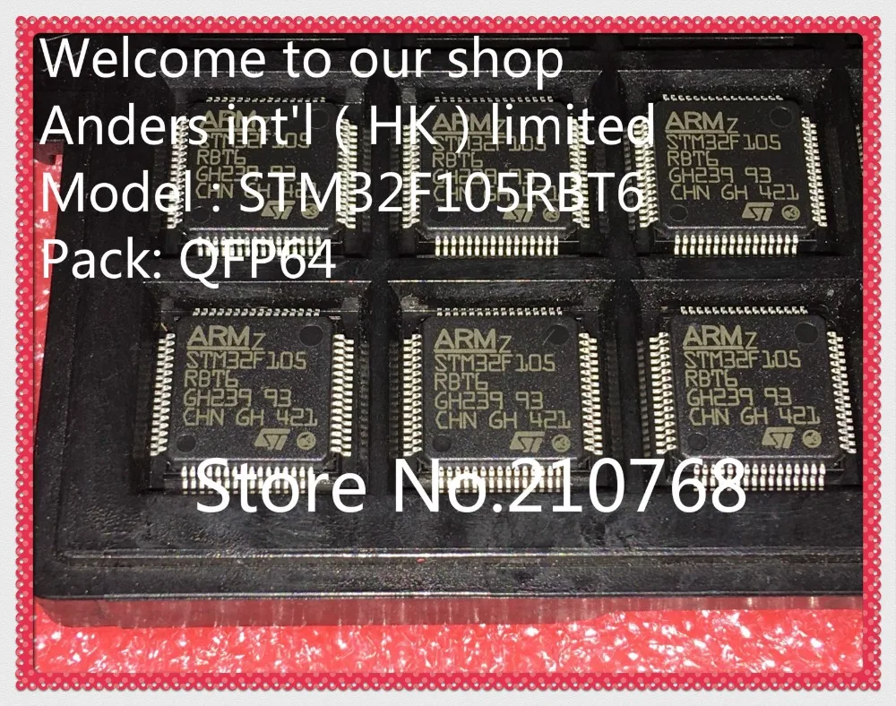 100% новый оригинальный STM32F105RBT6 LQFP64 STM32F105 32F105RBT6 |