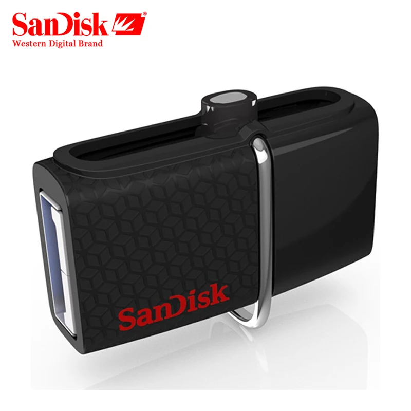 SanDisk USB флеш-накопитель 64 ГБ 32 ГБ 16 ГБ двойной OTG флеш-накопитель cle Usb 3,0 флеш-накопитель внешний накопитель Минимальный флеш-накопитель