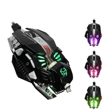 Gaming Mechanical Mouse 8 Button Wired Game Gamer Macros Programming Optical Computer Mouse for Pro Gamer Laptop PC