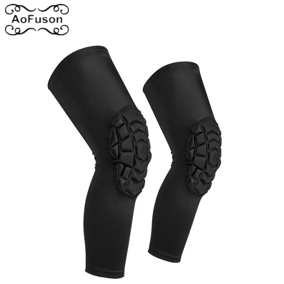 

1 Pair Elastic Kneepads Protective Gear Sports Safety Training Knee Pad Support EVA Pressing Foam Brace Basketball Volleyball