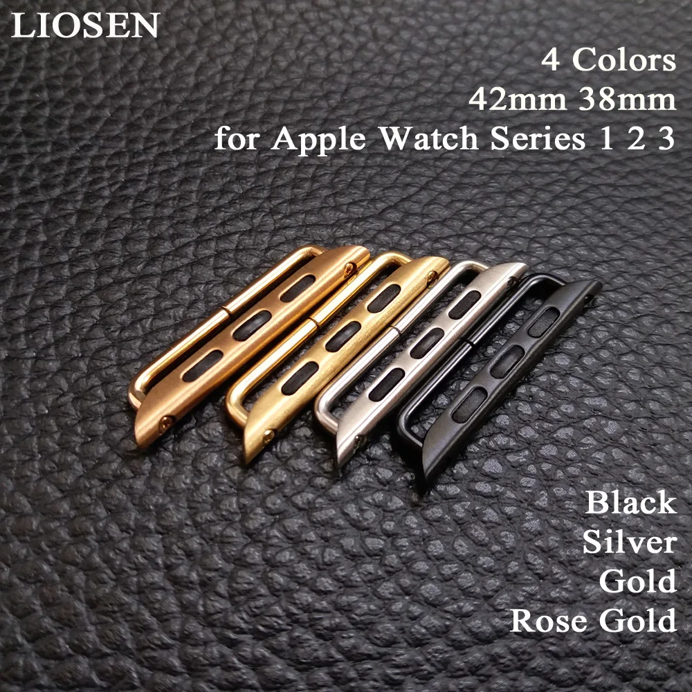 Liosen Аксессуары для часов 4 цвета Нержавеющая сталь ремешок разъем адаптера для Apple Watch ремень 38 мм 42 мм