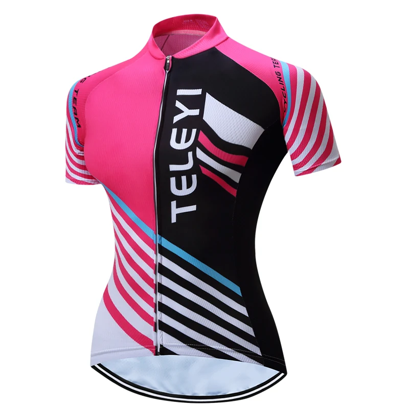 Prix pour TELEYI Sportwear Femmes de Vélo Vélo À Manches Courtes Jersey Top Vélo T-Shirt Poches Fleurs XXS-4XL Prix pour TELEYI Sportwear Femmes de Vélo Vélo À Manches Courtes Jersey Top Vélo T-Shirt Poches Fleurs XXS-4XL