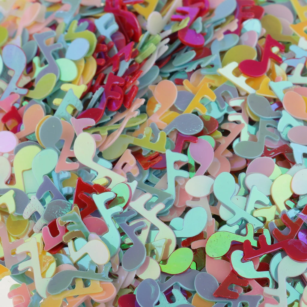 Vintage Music Note Confetti Table Scatter for Wedding Ceremony Decoration