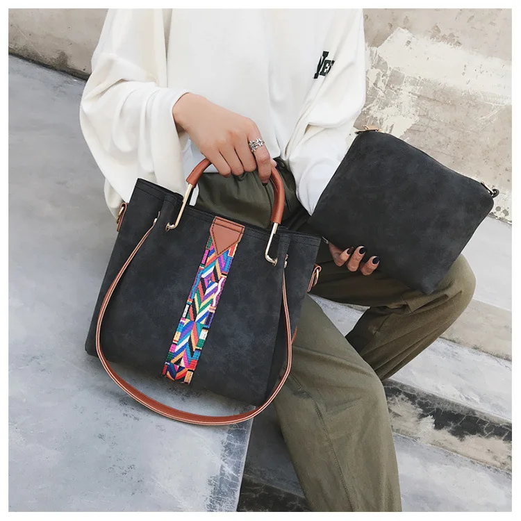 Дизайнерские брендовые кожаные bolsas femininas Для женщин сумка женская Pattern Сумки-тоут сумка из кожи крокодила «2 в 1»