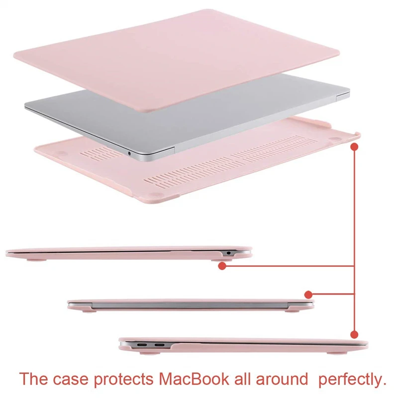 Skup MOSISO 2019 nowe etui na laptopa na nowy MacBook Air 13 Case 2018 z osłona klawiatury Clear Crystal Matte twarde etui na macbooka A1932