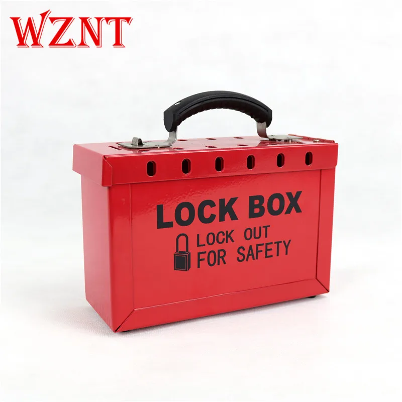 NT-K01 NT-K02 портативный стальной группы безопасности Lockout Box наборы, небольшой ручной замок коробка стальная пластина 12 замок управляющая станция