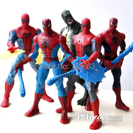 evolución vehículo Gran universo The Amazing SpiderMan 2 15cm Action Figures Toy, Spider man PVC Figure Doll  with light, toys for kids,marvel toys _ - AliExpress Mobile