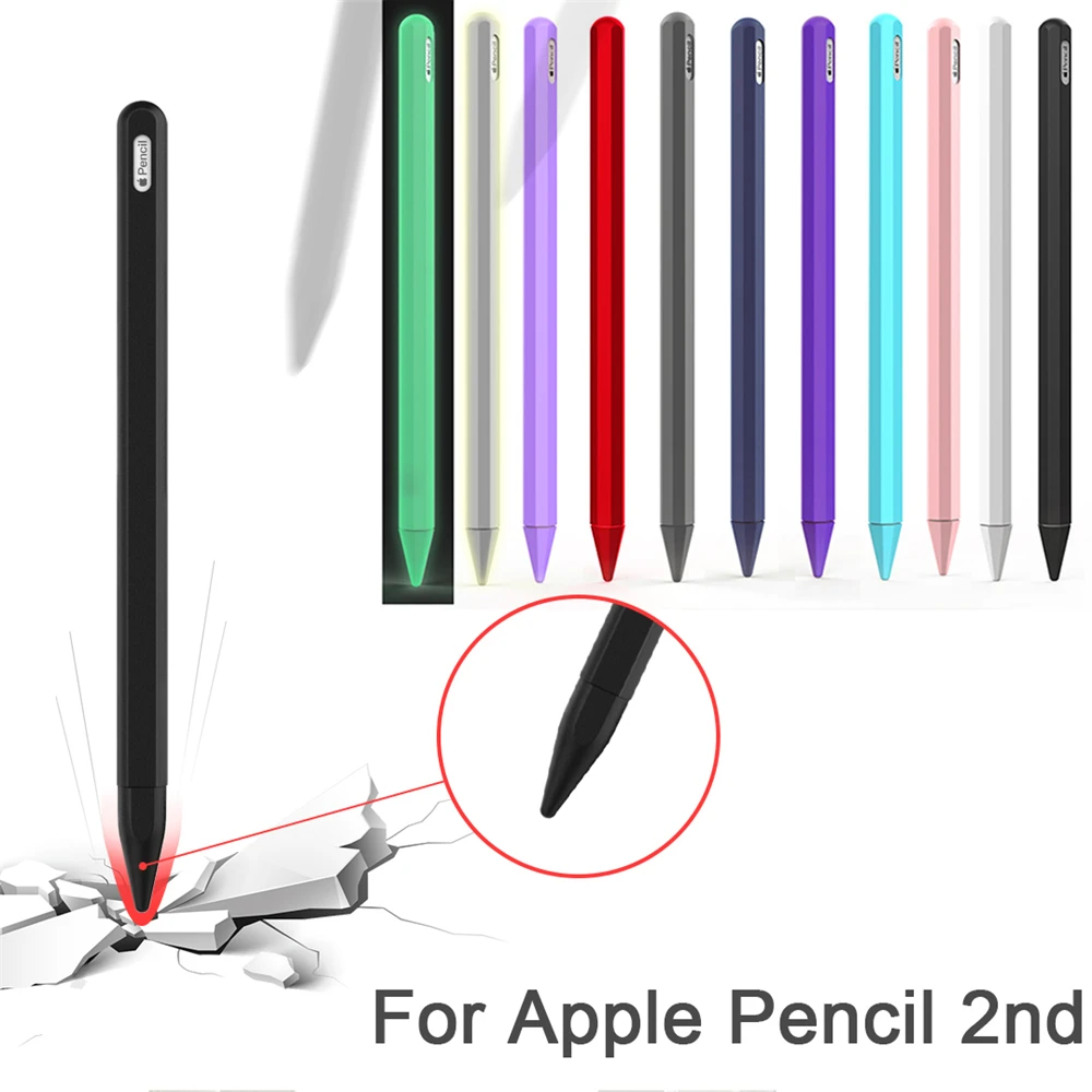 

Hot Soft Silicone Case Nib Cover Sleeve Wrap Tip Holder Protective Skin for Apple Pencil 2 for iPad Pro Tablets Accessories Case