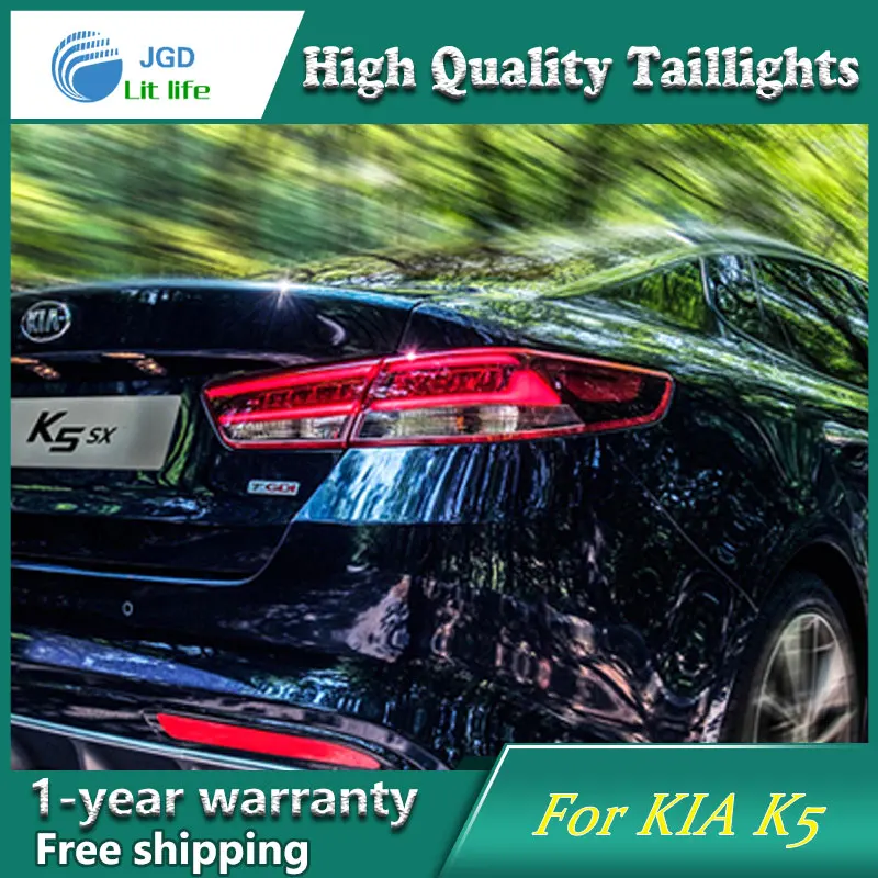 Car Styling Tail Lamp case for KIA K5 RIO 2016 Tail Lights LED Tail Light Rear Lamp LED taillights tail lights Car Styling Tail Lamp case for KIA K5 RIO 2016 Tail Lights LED Tail Light Rear Lamp LED taillights tail lights