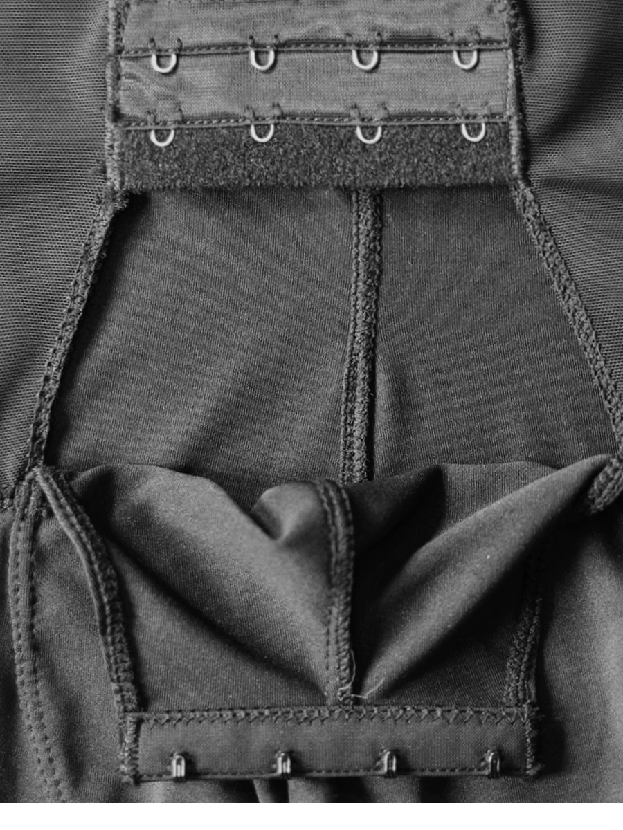 Men's slimming mens shaper Men Body Shaper Sexy Slimming Bodysuit Underwear High Waist Trainer Tights Plus Size Shapewear (10) - 