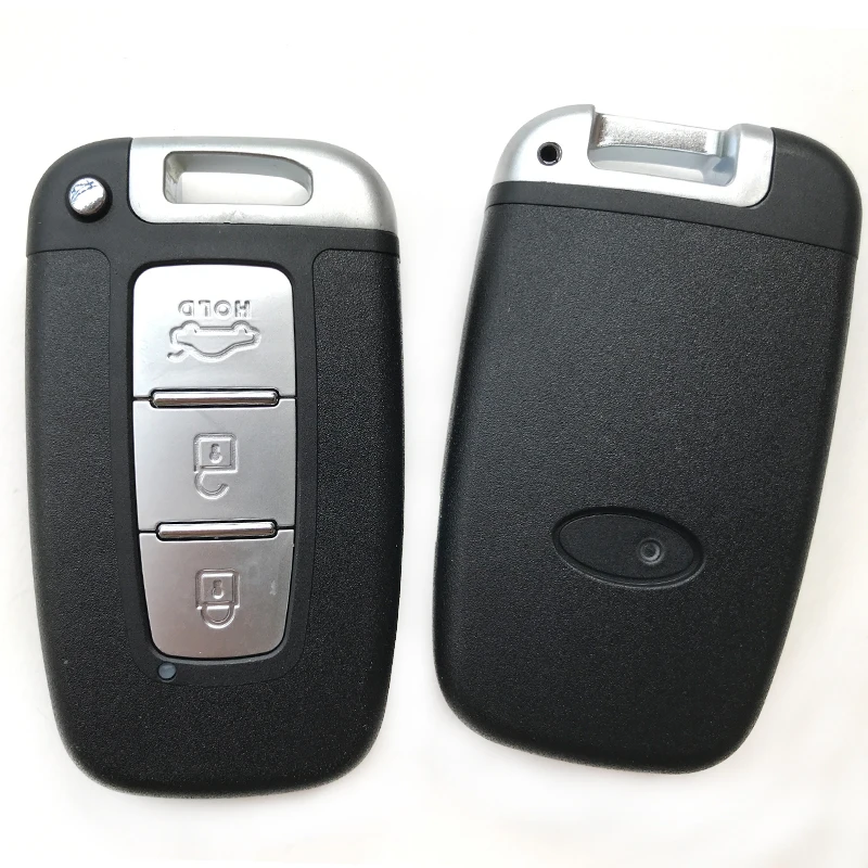 Смарт-чехол для ключей hyundai Veloster Genesis Coupe I30 Ix35 Sonata сменный 3 кнопки Автомобильный ключ крышка брелок дистанционный ключ карта