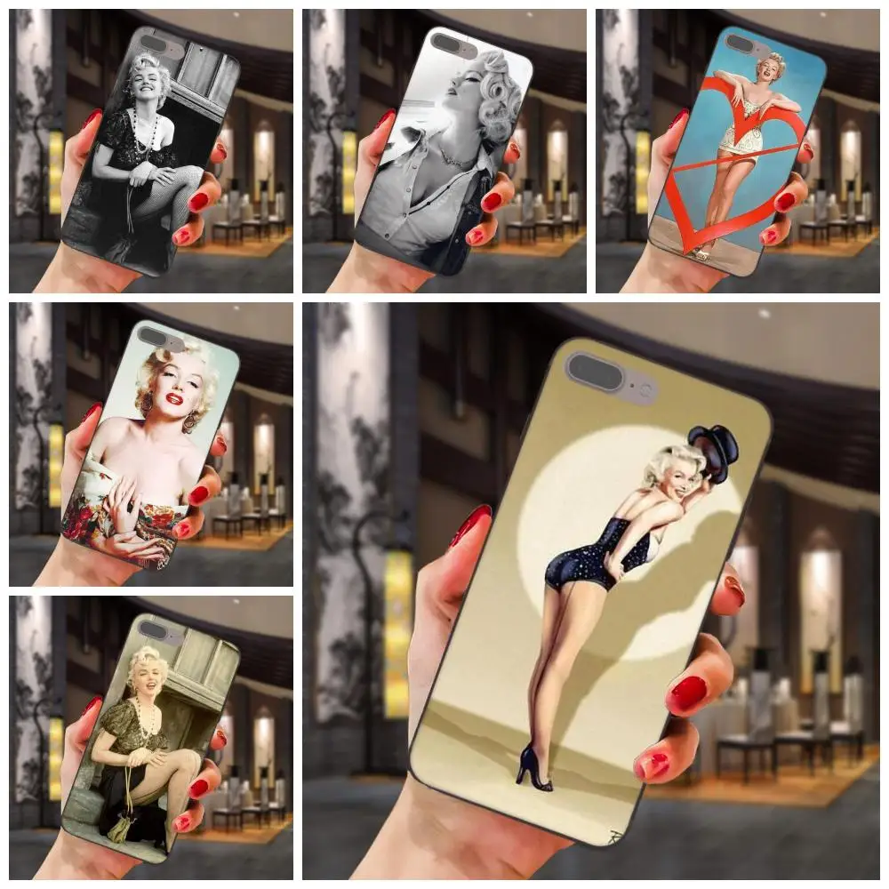 Мэрилин Монро Pin Up Pinup девушка для Galaxy C5 C7 J1 J2 J3 J330 J5 J6 J7 J730 2017 Ace Core Duo Max Mini Plus Prime