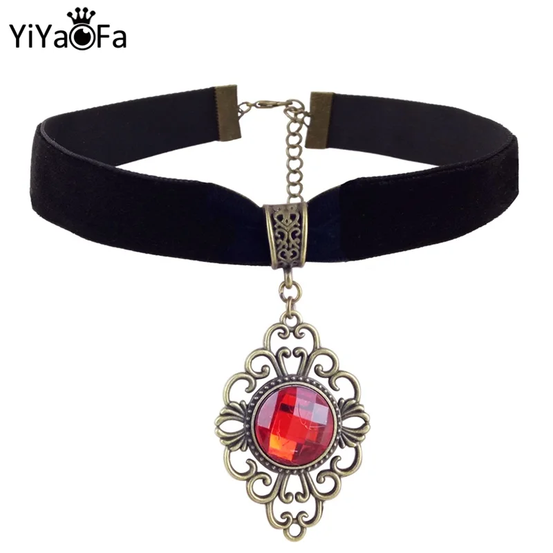 

YiYaoFa Elegant Choker Necklace for Women Accessories Gothic Party Jewelry Vintage Statement Necklace & Pendant Collar DD-44