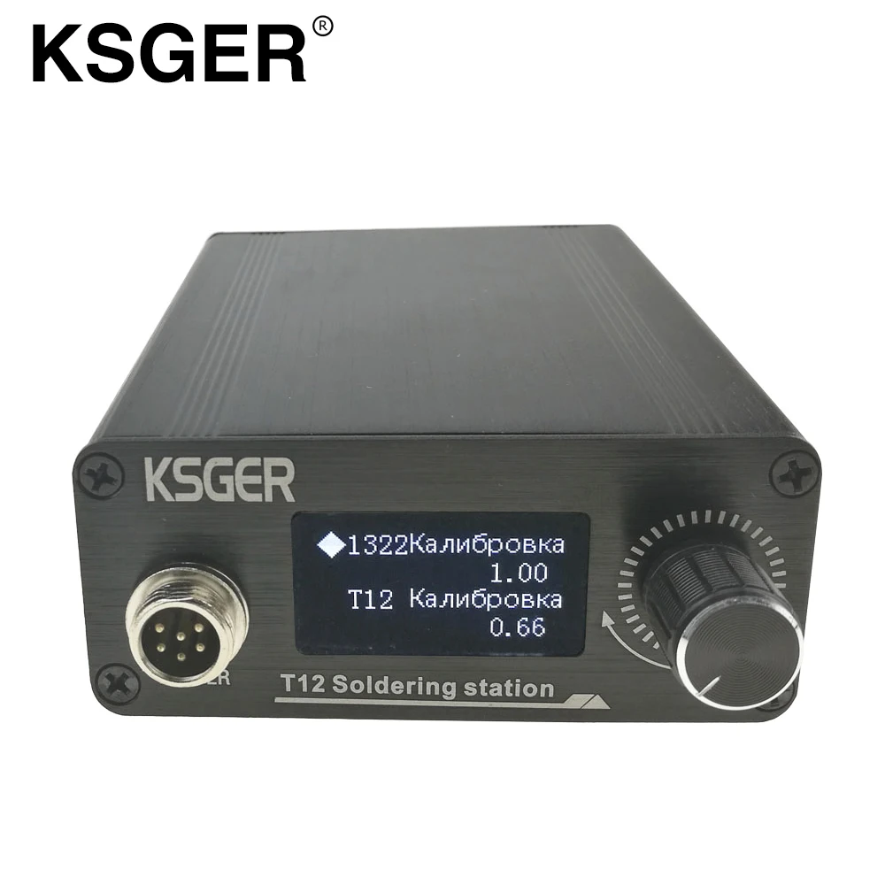 KSGER STM32 OLED 1,3 0,96 Размер T12 DIY паяльная станция с русским корейским английским китайским T12-B2 паяльником