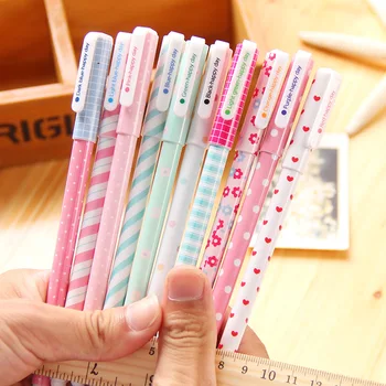 

5 pcs/lot New Cute Colorful Cartoon Gel Pen Set Kawaii Korean Stationery Creative Gift School Supplies Free shipping