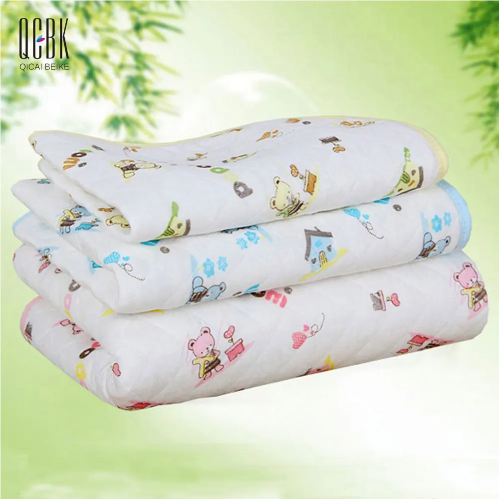 Large Baby Changing Mat Bamboo Fiber Bebe Baby Waterproof Changing Pad Urine Mat Cotton Sheets For