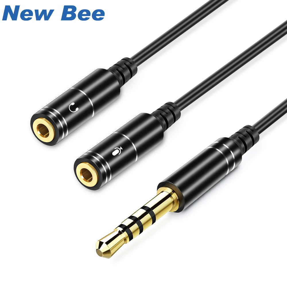 

New Bee Audio Mic Cable Patch Balance Cords Connector Cable Microphone Snake Cord For All 3.55 Interface Devices