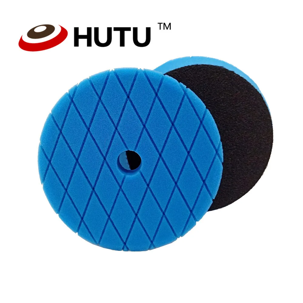 

6 Inch 150mm Hook and Loop Diamond Polishing Pad Car Polishing Blue Light cutting Buffing Pad Waxing Sponge Kit