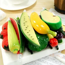 10 шт./компл. Корейская овощная шариковая ручка с магнитом офисные школьные ученические канцелярские принадлежности креативный подарок