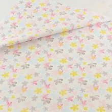 Цветочный из хлопчатобумажной ткани Teramila ткани одежда лоскутное шитье ткань Чехол ремесла постельные принадлежности домашний текстиль украшение