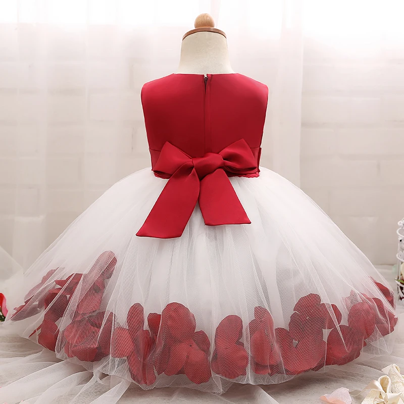 Платье принцессы с цветочным узором для девочек; Baptsim; вечерние платья с розами на свадьбу, День рождения; Детские бальные платья для девочек; детская одежда; vestido infant
