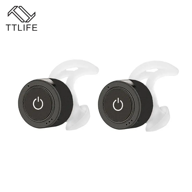 

TTLIFE Portable Wireless Mini Bluetooth V4.0 Earphones Twins In-Ear Handfree Headset Universal Earbud with Mic fone de ouvido