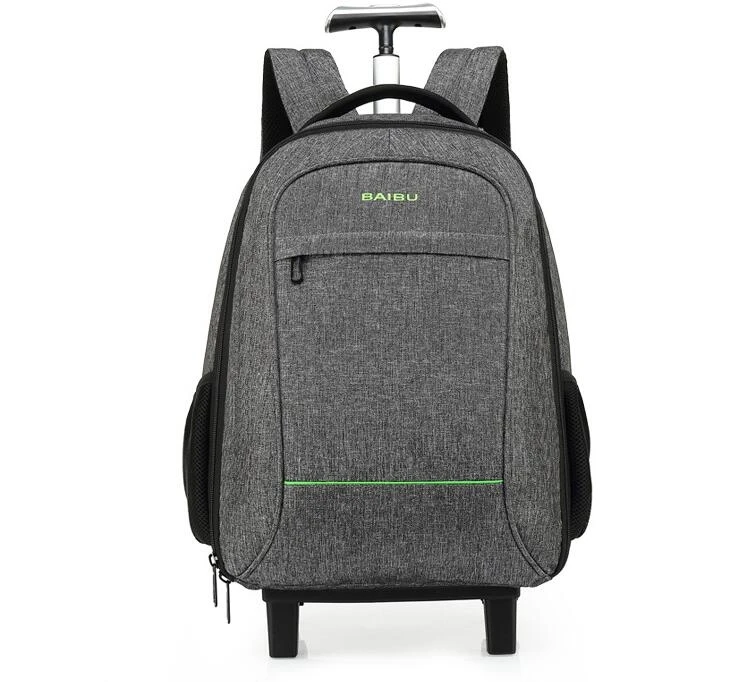 Travel Rucksack Bag Wheeled Backpack For Men Cabin Luggage Trolley Bags With Wheels Business Carry On Rolling Luggage Suitcase