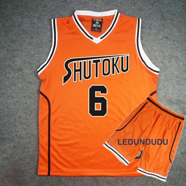 Аниме Kuroko no Basuke Basket костюмы для косплея Shutoku школьная форма Midorima Shintaro для мужчин Джерси Спортивная одежда Топы Шорты Комплект
