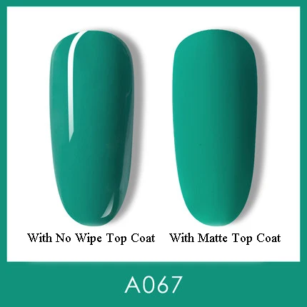 Гель-лак для ногтей, 7 мл, свежий сплошной цвет, полуперманентный, впитывающий УФ-Гибридный Гель-лак для ногтей - Цвет: A067