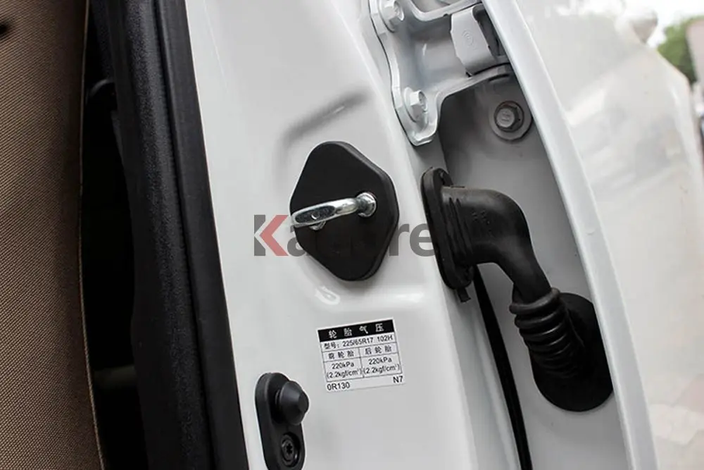 Для Toyota RAV4 RAV 4 2013 автомобильный стикер интерьерные аксессуары Дверной замок Пряжка Крышка отделка водонепроницаемый