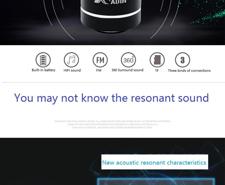 High Quality vibration speaker