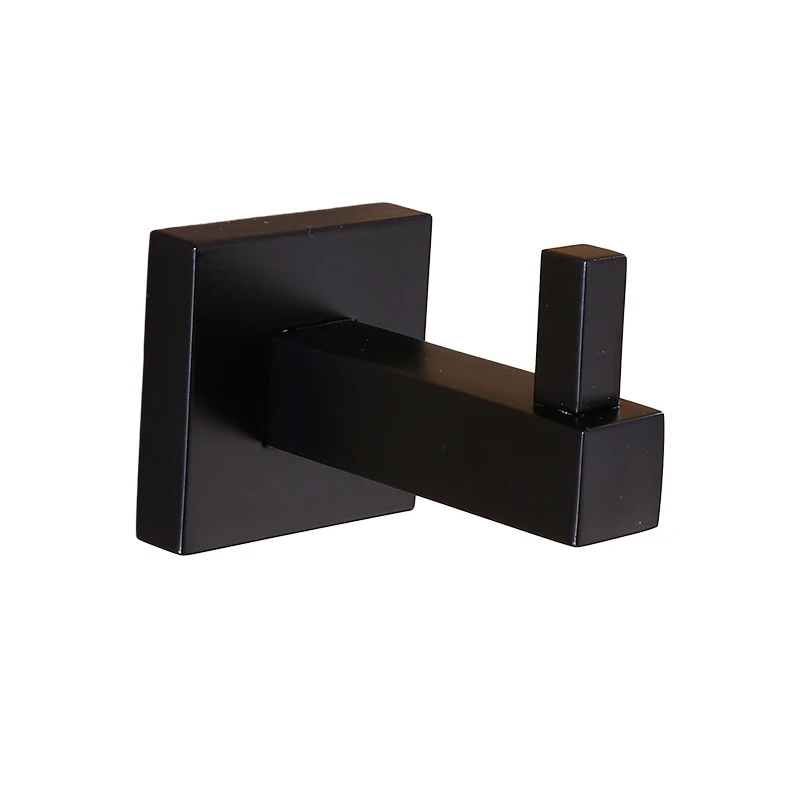 Black Square Hook Hook Bathroom Antique Personality Coat Hook Square