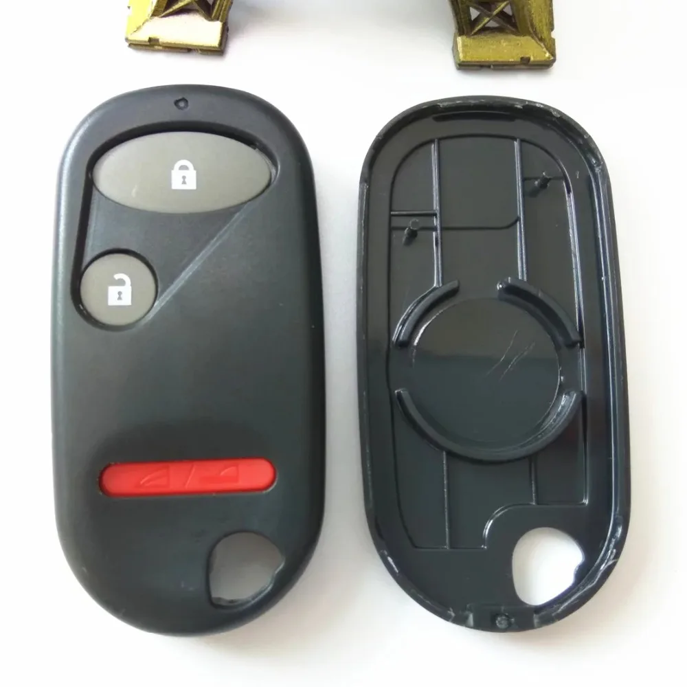 Remoto Clave Fob caso Shell de reemplazo de 2 Botones para Honda Civic CRV Accord Jazz
