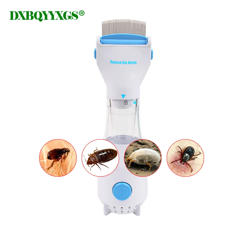 

DXBQYYXGS Electronic Electric Flea Comb hair lice eggs Treatment pet dog cat Safe Pest control Mites/Ticks/flea/bedbug killer