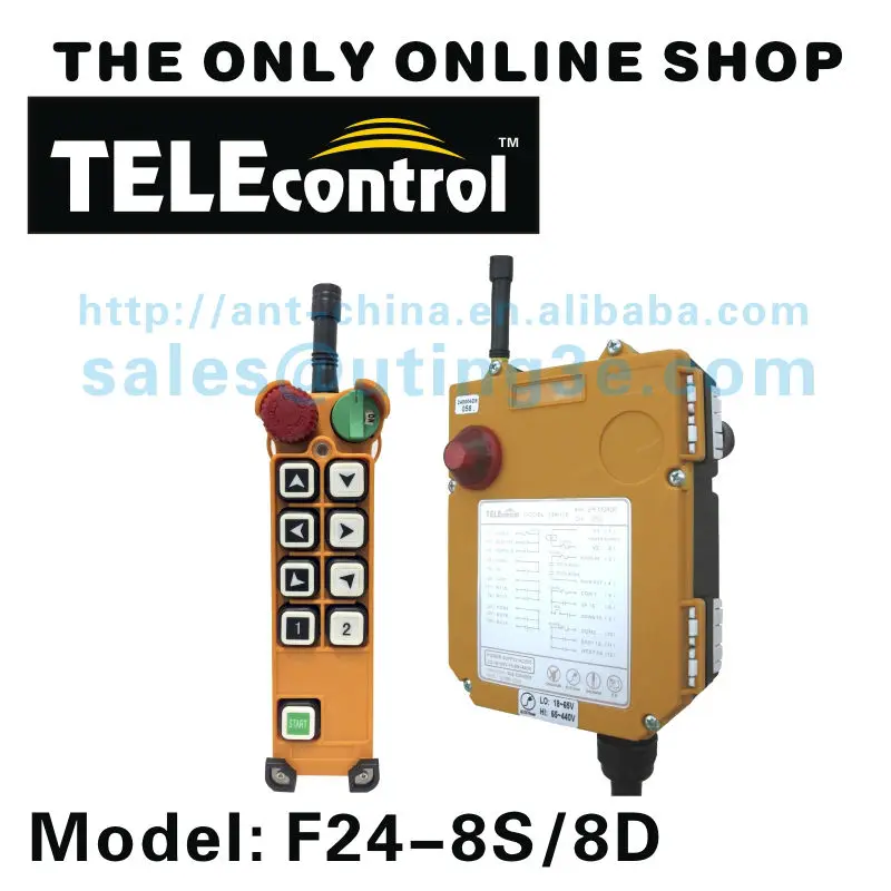 

Best price universal wireless crane radio remote control,industrial remote crane control F24-8S