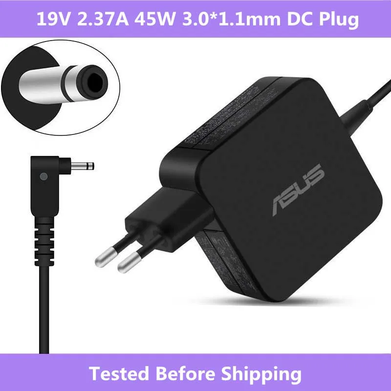 

Asus UX21E UX31E 45W 3.0*1.1mm 19V 2.37A AC Adapter Power Charger with Indicator light For Acer Chromebook CB3-131-C3SZ 11 13 14