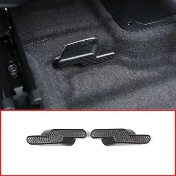 

2Pces Black Car Seat Socket Air Outlet Protection Cover For BMW X1 F48 2 Series F45 F46 2016-2019 Car Accessories