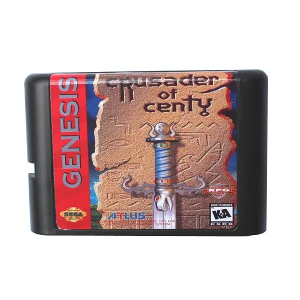 

Crusader Of Centy no battery save- 16 bit MD Games Cartridge For MegaDrive Genesis console