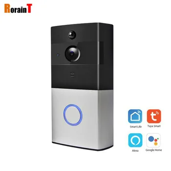 

RorainT Wifi Doorbell Network Wireless Video Intercom IP Camera Monitor 1080P HD Security Wireless Webcam