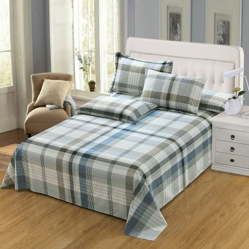 Хлопок саржевая кровать двойной лист полная королева Королевское постельное белье печать одиночные двойные постельные принадлежности, простыня для взрослых детей#204-2 - Цвет: 29