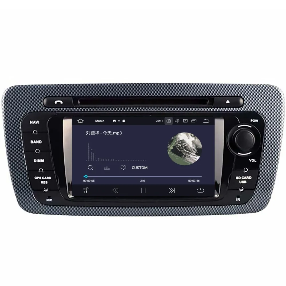 Excellent Aotsr Android 9.0 GPS navigation Car DVD Player For SEAT IBIZA 2009-2013  multimedia 2 din radio recorder navigation 2