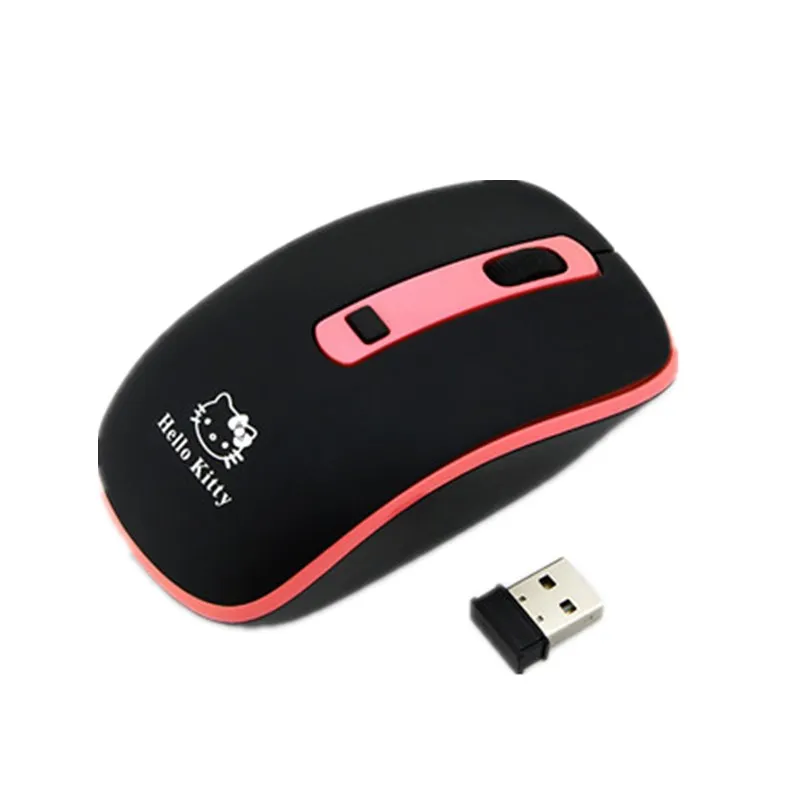Компьютерная мышь Милая hello kitty беспроводная 2 4 ГГц компьютерная 1200 dpi