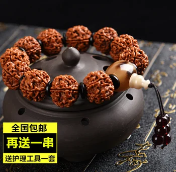 

a send a] authentic Nepalese Bodhi hand string, five or six petals Bodhi hand string bracelet, men and women