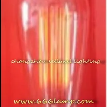 Новинка! Желтый средства ухода за кожей стоп прозрачная лампа Эдисона лампа 120 v 60 w E27 St64x146 Ad001