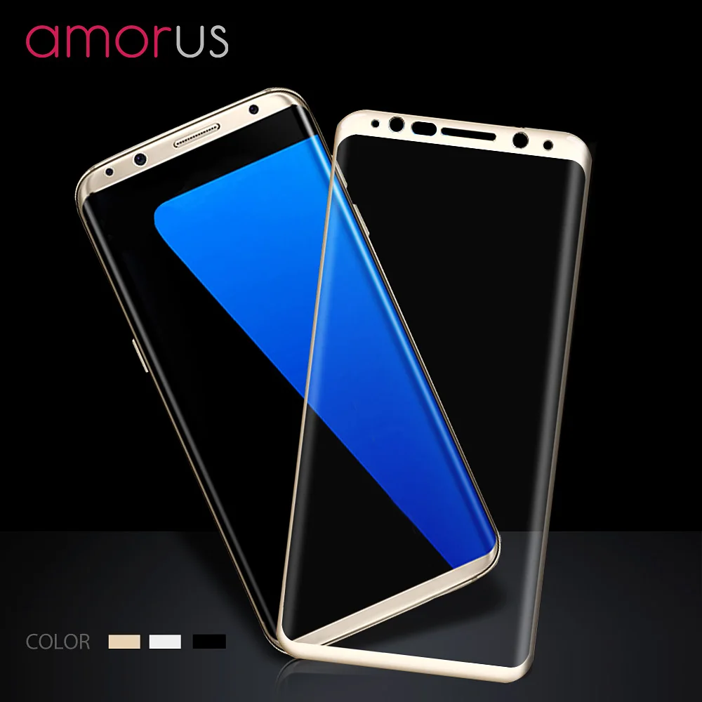 For font b Galaxy b font font b S8 b font Tempered Glass AMORUS Full Size