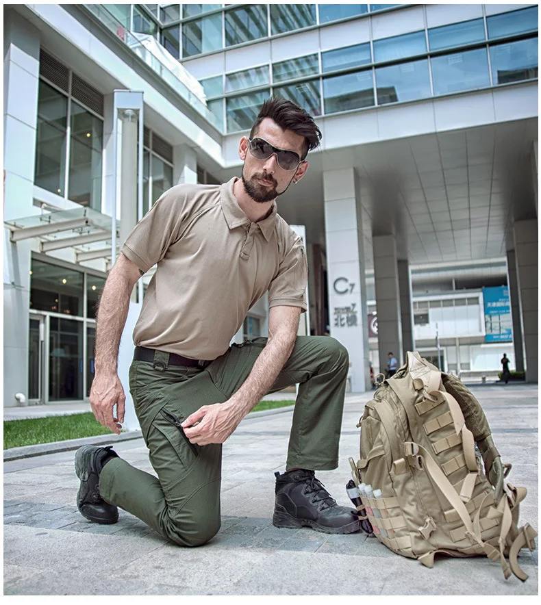 LANBAOSI Для Мужчин's Брюки и штаны на открытом воздухе Военная Униформа командир тактической Водонепроницаемый носимых воздухопроницаемая комфортная обувь брюки